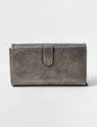 Pronta Moda Large Flap Wallet, Champagne product photo View 02 S