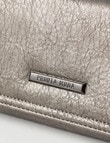 Pronta Moda Large Flap Wallet, Champagne product photo View 03 S