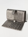 Pronta Moda Large Flap Wallet, Champagne product photo View 04 S