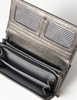 Pronta Moda Large Flap Wallet, Champagne product photo View 06 S