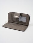 Pronta Moda Textured Tab Wallet, Shadow product photo View 04 S