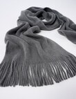 Boston + Bailey Soft Loft Scarf , Charcoal product photo View 02 S