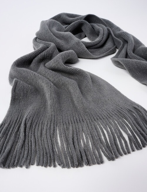 Boston + Bailey Soft Loft Scarf , Charcoal product photo View 02 L