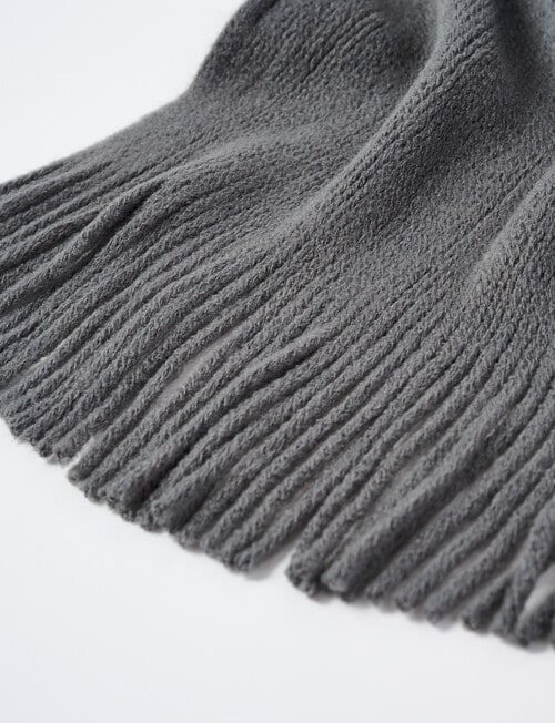 Boston + Bailey Soft Loft Scarf , Charcoal product photo View 03 L