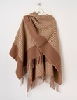 Boston + Bailey Houndstooth Wrap, Mocha product photo View 02 S