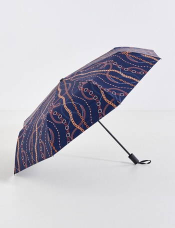 Xcesri Chain Print Umbrella, Blue product photo