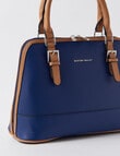 Boston + Bailey Contrast Shopper Bag, Blue & Cream product photo View 04 S