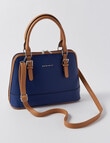 Boston + Bailey Contrast Shopper Bag, Blue & Cream product photo View 07 S