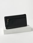 Whistle Accessories Leather Full Foldover Wallet, Black product photo View 03 S