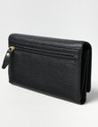Whistle Accessories Leather Full Foldover Wallet, Black product photo View 07 S