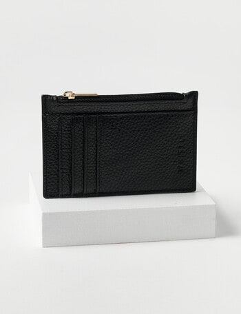 Whistle Accessories Leather Wallet Card Holder, Black product photo