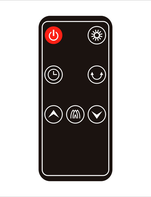 Sheffield Flame Effect Ceramic Tower Heater product photo View 08 L