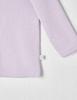 Teeny Weeny Long-Sleeve Rib Tee, Lilac product photo View 03 S