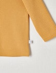Teeny Weeny Long-Sleeve Rib Tee, Mellow Yellow product photo View 03 S
