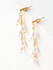Whistle Accessories Pearl Dangle Earring, Imitation Gold product photo View 03 S