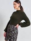 State of play Artemis Sweater, Olive product photo