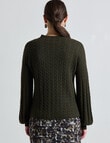 State of play Artemis Sweater, Olive product photo View 02 S