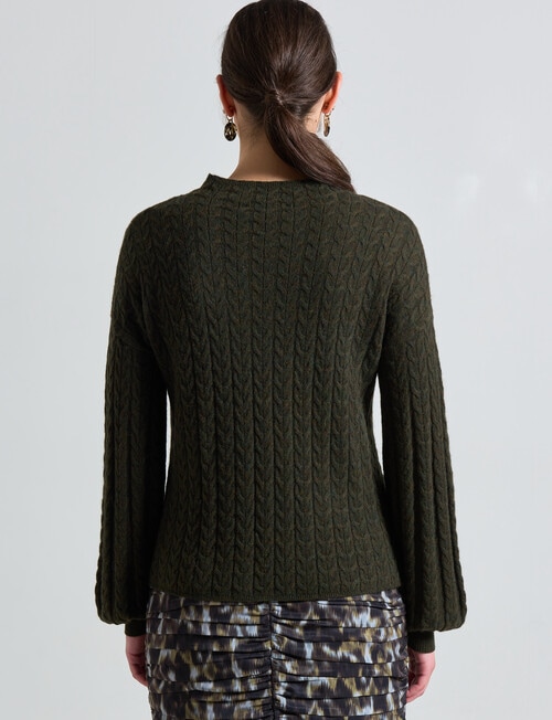 State of play Artemis Sweater, Olive product photo View 02 L