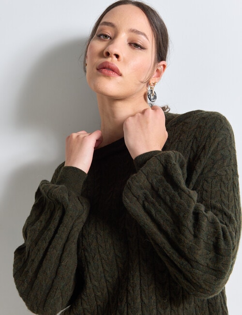 State of play Artemis Sweater, Olive product photo View 05 L