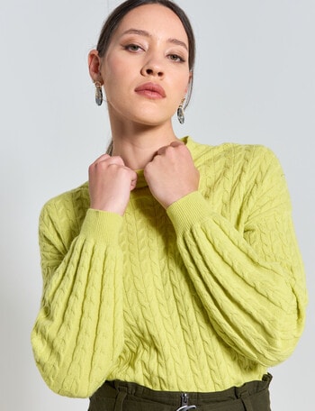 State of play Artemis Sweater, Lime product photo
