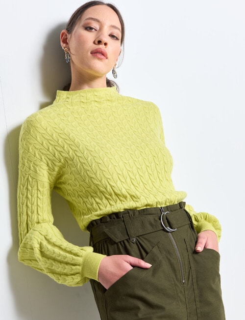 State of play Artemis Sweater, Lime product photo View 05 L