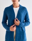 Jigsaw Cosy Cardigan, Blue Steel product photo View 04 S
