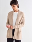 Jigsaw Cosy Cardigan, Stone Marle product photo View 05 S