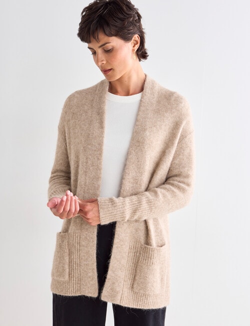 Jigsaw Cosy Cardigan, Stone Marle product photo View 05 L