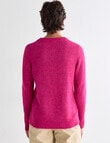 Jigsaw Cosy Sweater,Raspberry Marle product photo View 02 S