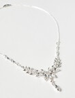 Harlow Crystal Flower Necklace product photo View 02 S