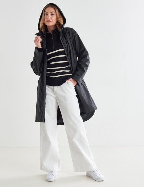 Zest Longline Jacket, Black product photo