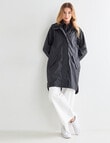 Zest Longline Jacket, Black product photo View 03 S