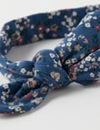 Teeny Weeny Headband, 2-Pack, Navy Floral & Warm White Floral product photo View 06 S