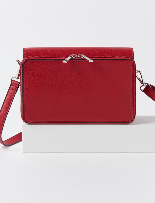 Boston + Bailey Double Sided Foldover Crossbody Bag, Cranberry product photo View 02 L