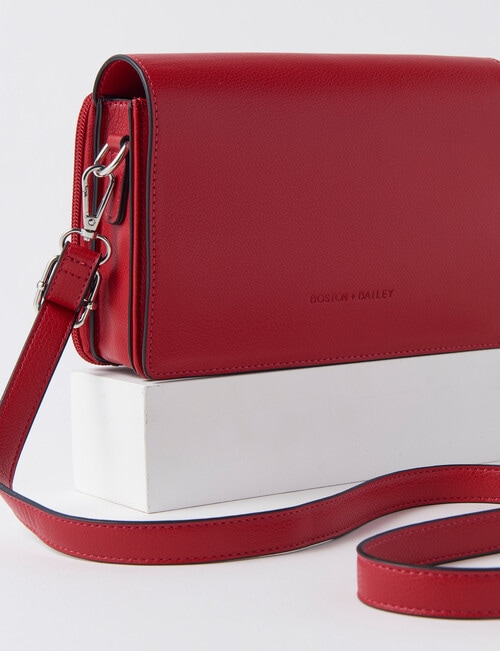Boston + Bailey Double Sided Foldover Crossbody Bag, Cranberry product photo View 04 L