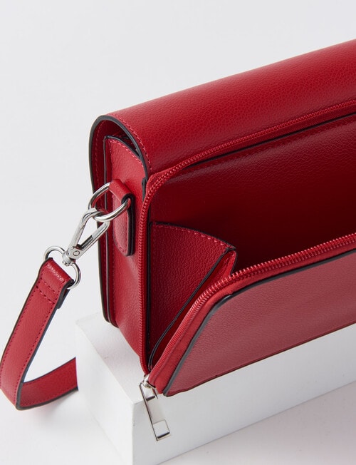 Boston + Bailey Double Sided Foldover Crossbody Bag, Cranberry product photo View 07 L