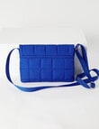 Zest Quilted Foldover Crossbody Bag, Blue product photo View 03 S