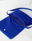 Zest Quilted Foldover Crossbody Bag, Blue product photo View 04 S