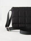 Zest Quilted Foldover Crossbody Bag, Black product photo View 02 S