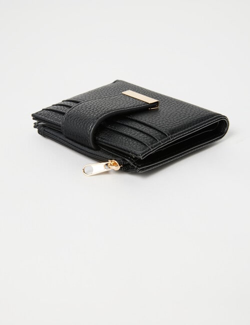 Whistle Accessories Small Fold Wallet, Black product photo View 03 L