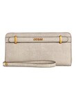 Guess Sestri Large Zip Around Wallet, Taupe product photo