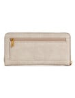 Guess Sestri Large Zip Around Wallet, Taupe product photo View 02 S