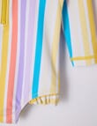 Teeny Weeny Long-Sleeve Swimsuit, Candy Stripe product photo View 02 S