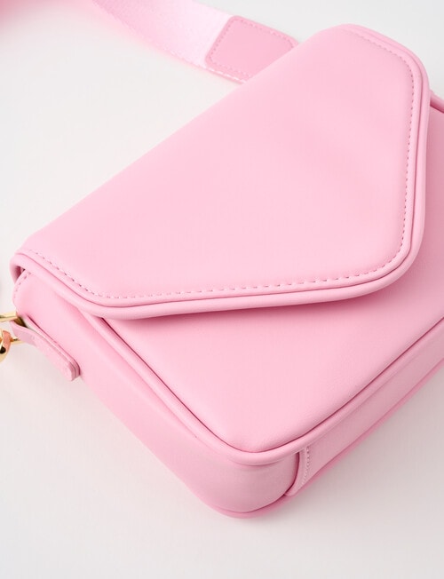 Whistle Accessories Envelope Crossbody Bag, Pink product photo View 05 L