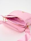 Whistle Accessories Envelope Crossbody Bag, Pink product photo View 06 S