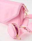 Whistle Accessories Envelope Crossbody Bag, Pink product photo View 07 S