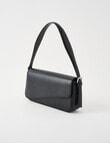 Whistle Accessories Asymmetric Foldover Shoulder Bag, Black product photo View 03 S