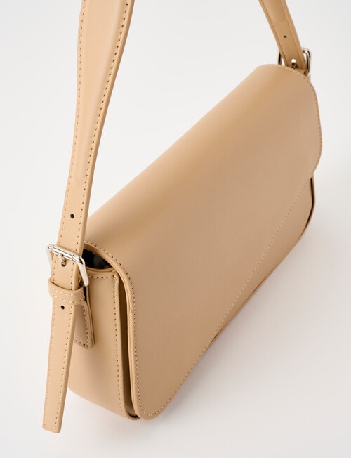 Whistle Accessories Asymmetric Foldover Shoulder Bag, Sand product photo View 05 L