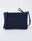 Whistle Accessories Tessellate Crossbody Bag, Navy product photo View 02 S