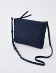 Whistle Accessories Tessellate Crossbody Bag, Navy product photo View 03 S